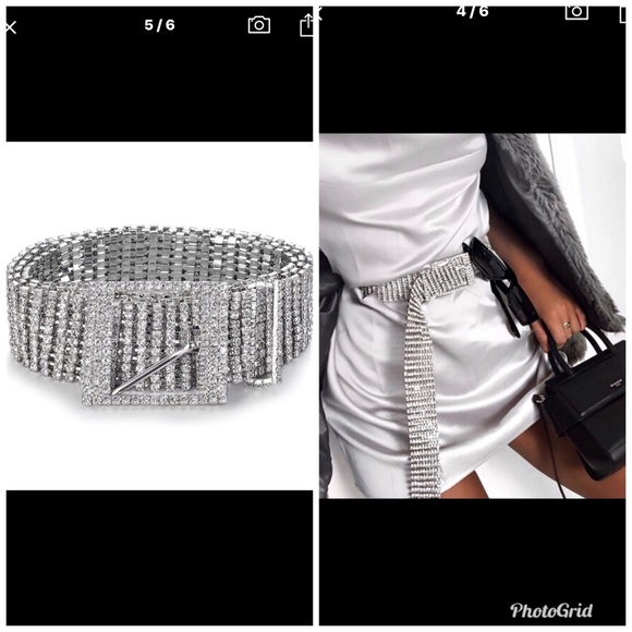 🔥 Rhinestone Crystal Diamond  Belt - Picture 5 of 7